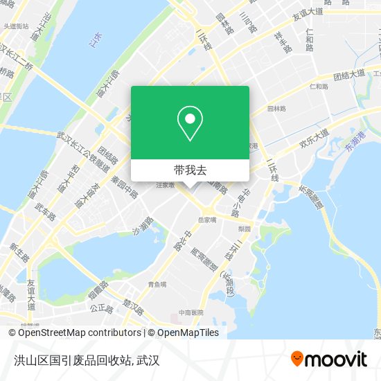 洪山区国引废品回收站地图