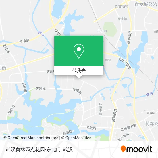 武汉奥林匹克花园-东北门地图