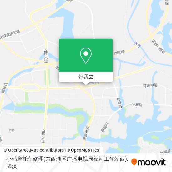 小韩摩托车修理(东西湖区广播电视局径河工作站西)地图