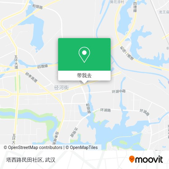 塔西路民田社区地图