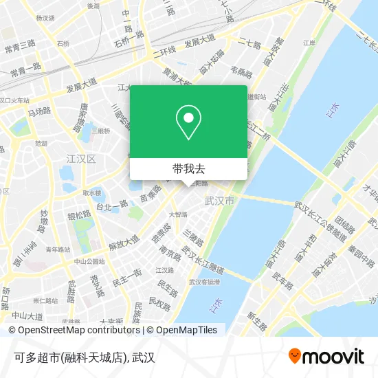 可多超市(融科天城店)地图