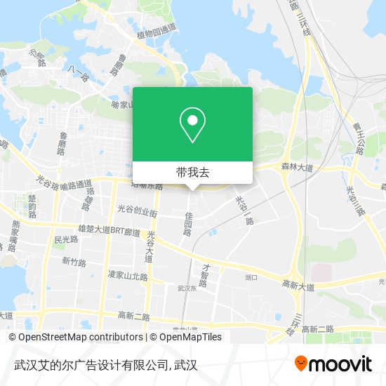 武汉艾的尔广告设计有限公司地图