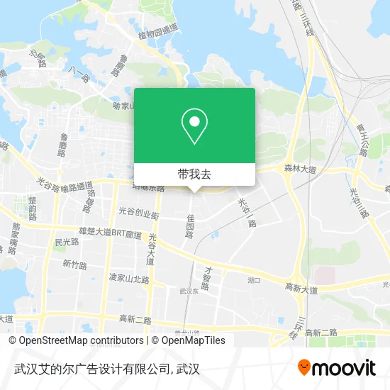 武汉艾的尔广告设计有限公司地图
