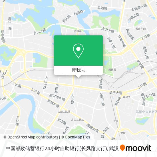 中国邮政储蓄银行24小时自助银行(长风路支行)地图