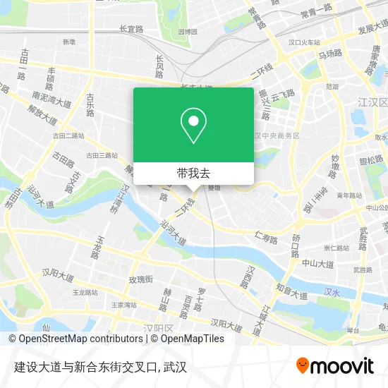建设大道与新合东街交叉口地图
