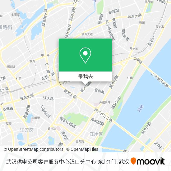 武汉供电公司客户服务中心汉口分中心-东北1门地图