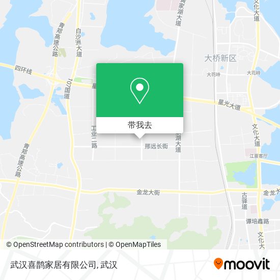 武汉喜鹊家居有限公司地图