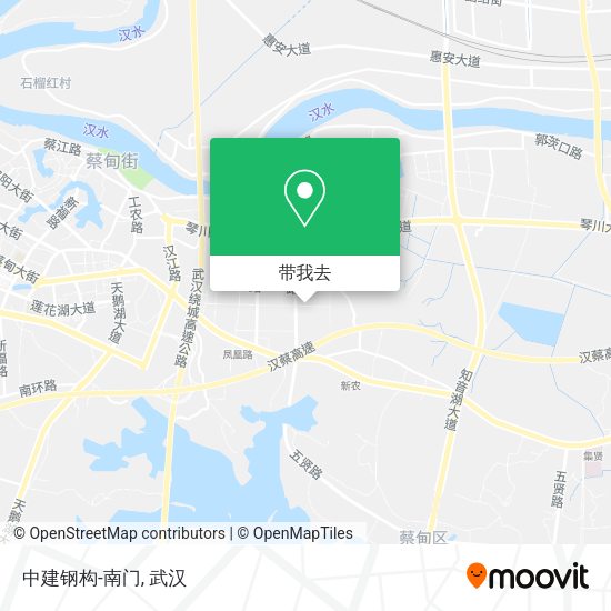 中建钢构-南门地图