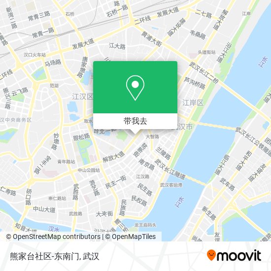 熊家台社区-东南门地图