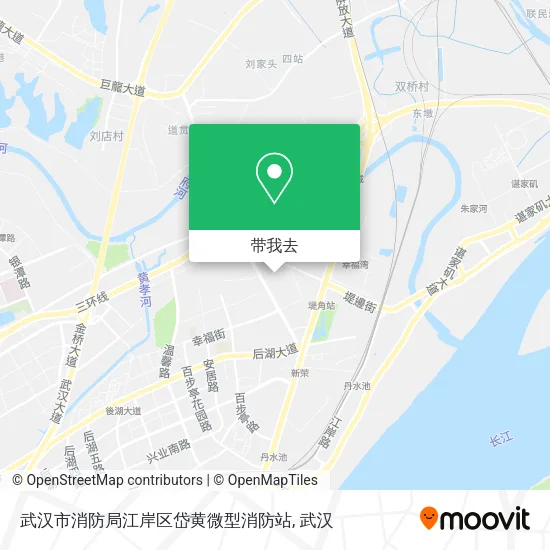 武汉市消防局江岸区岱黄微型消防站地图