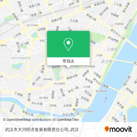 武汉市大川经济发展有限责任公司地图