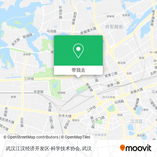 武汉江汉经济开发区-科学技术协会地图