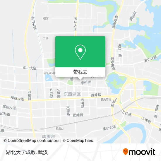 湖北大学成教地图