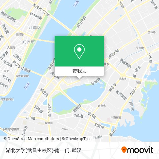 湖北大学(武昌主校区)-南一门地图