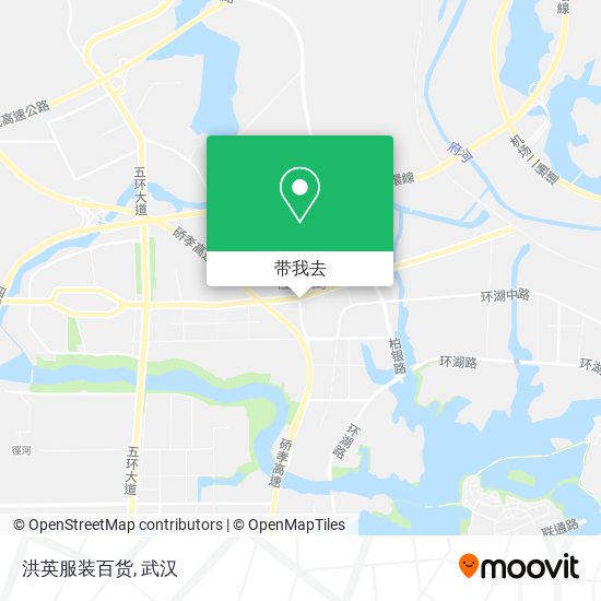 洪英服装百货地图