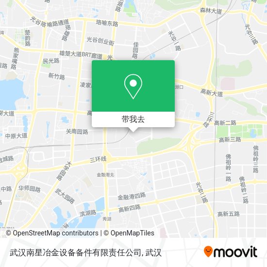 武汉南星冶金设备备件有限责任公司地图