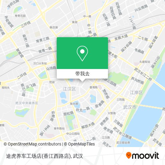 途虎养车工场店(香江西路店)地图