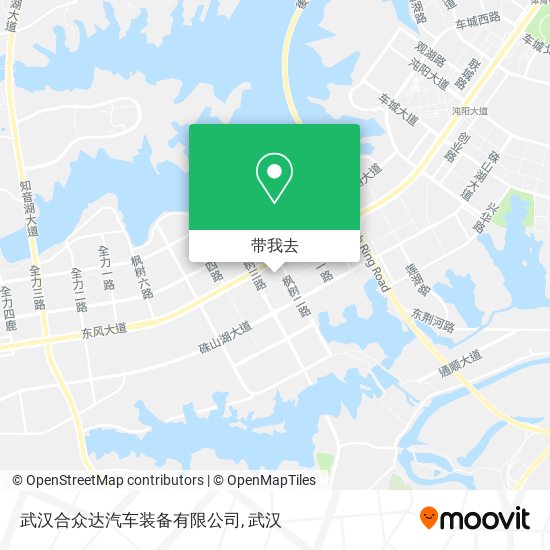 武汉合众达汽车装备有限公司地图
