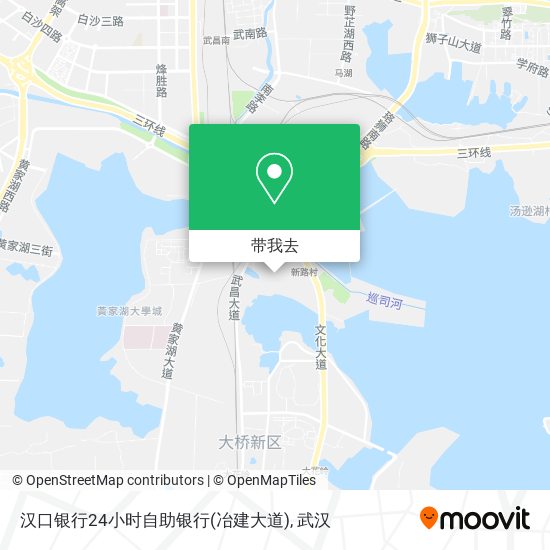 汉口银行24小时自助银行(冶建大道)地图