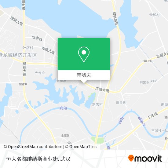 恒大名都维纳斯商业街地图