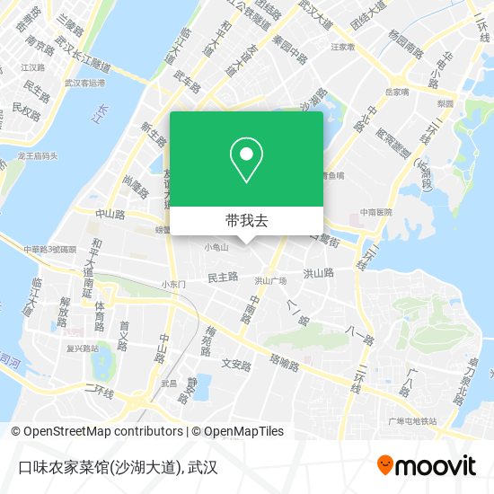 口味农家菜馆(沙湖大道)地图