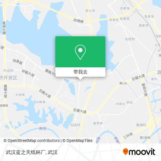 武汉蓝之天纸杯厂地图