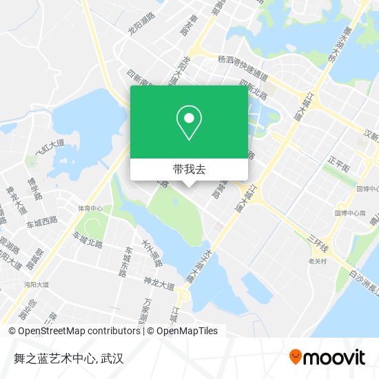 舞之蓝艺术中心地图