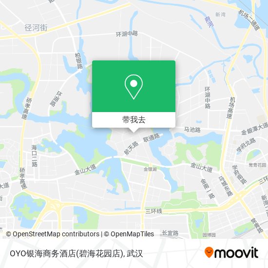 OYO银海商务酒店(碧海花园店)地图