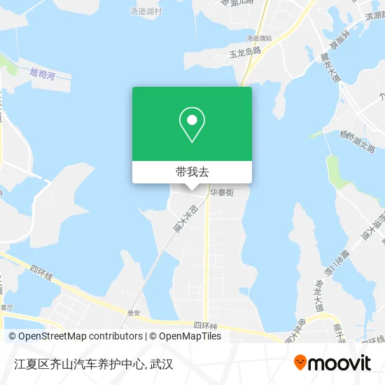 江夏区齐山汽车养护中心地图