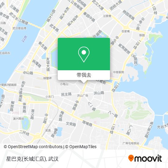 星巴克(长城汇店)地图