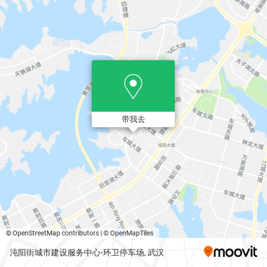 沌阳街城市建设服务中心-环卫停车场地图