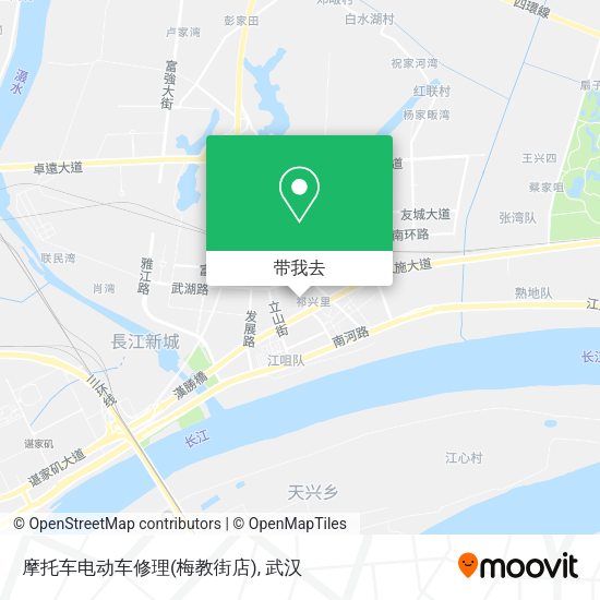 摩托车电动车修理(梅教街店)地图