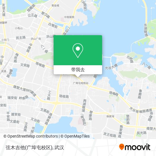 弦木吉他(广埠屯校区)地图
