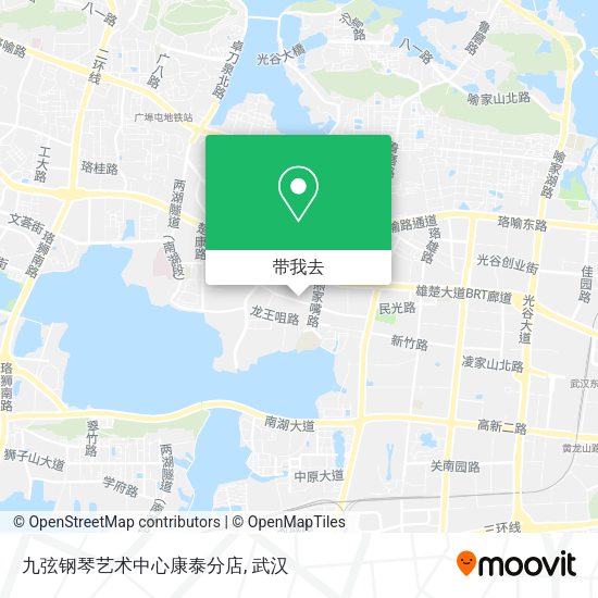 九弦钢琴艺术中心康泰分店地图