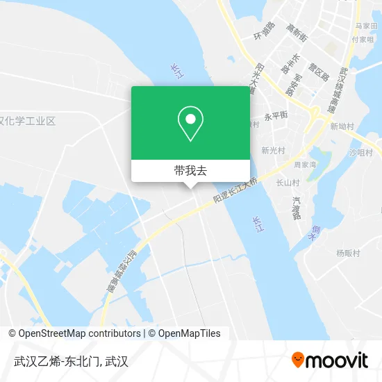 武汉乙烯-东北门地图