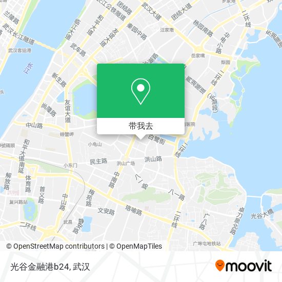 光谷金融港b24地图
