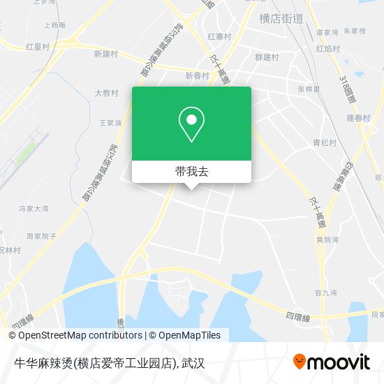 牛华麻辣烫(横店爱帝工业园店)地图
