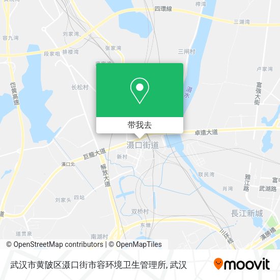 武汉市黄陂区滠口街市容环境卫生管理所地图
