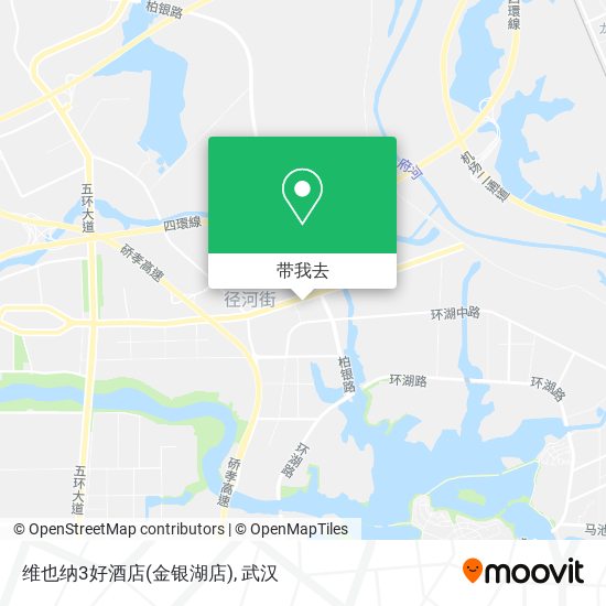 维也纳3好酒店(金银湖店)地图