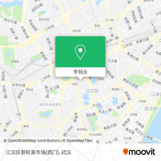 江汉区新旺菜市场(西门)地图