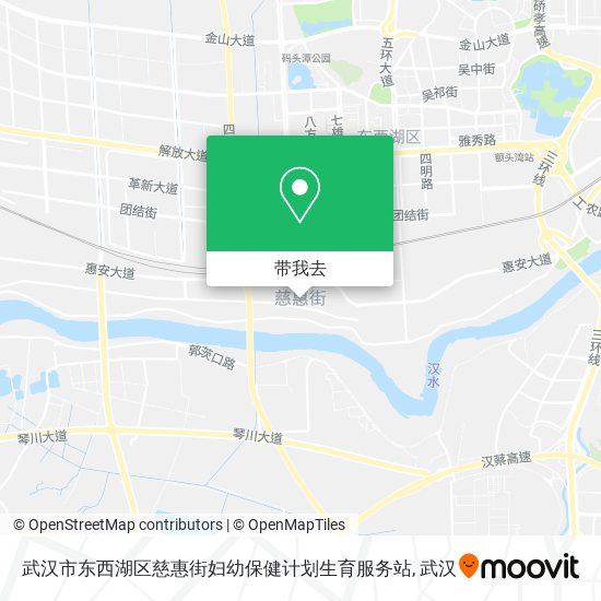 武汉市东西湖区慈惠街妇幼保健计划生育服务站地图