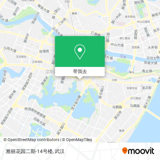雅丽花园二期-14号楼地图
