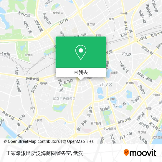 王家墩派出所泛海商圈警务室地图