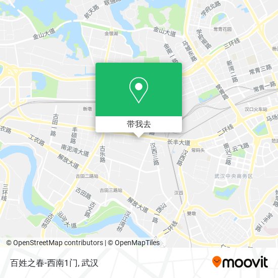 百姓之春-西南1门地图