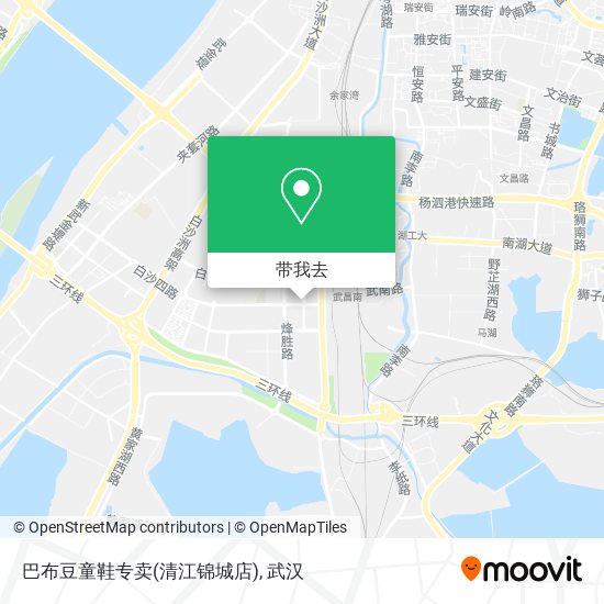 巴布豆童鞋专卖(清江锦城店)地图