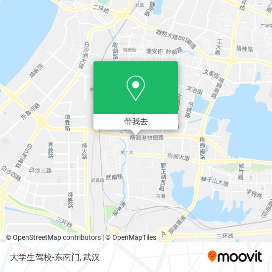 大学生驾校-东南门地图