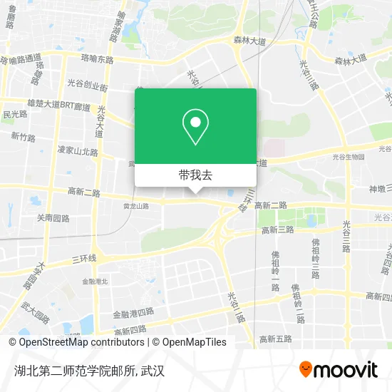 湖北第二师范学院邮所地图
