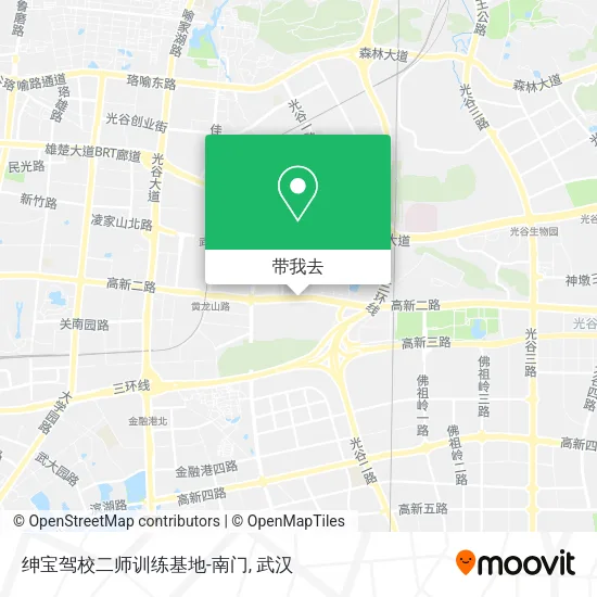 绅宝驾校二师训练基地-南门地图