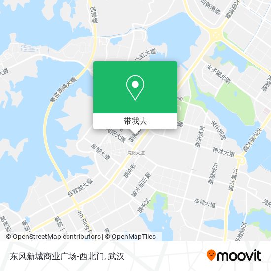东风新城商业广场-西北门地图