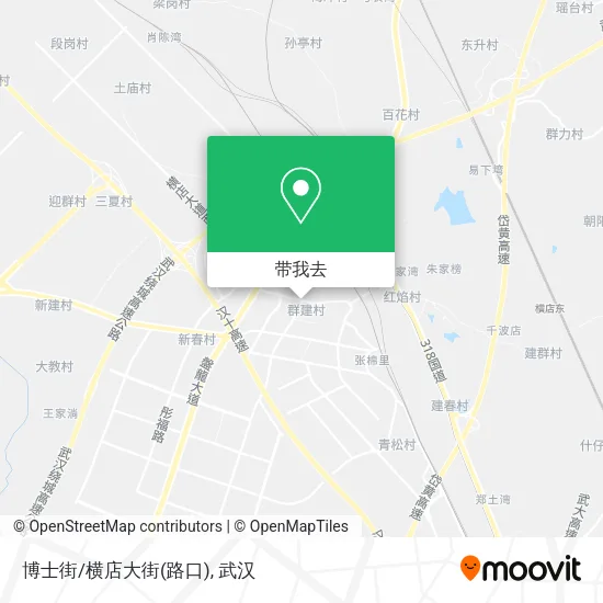 博士街/横店大街(路口)地图